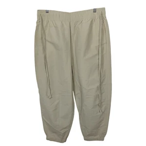 Urban Outfitters Womens Pants Size L Joggers Elastic Waist Drawstring Beige - Picture 1 of 7