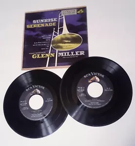 GLENN MILLER and his ORCHESTRA - SUNRISE SERENADE - 2 - 7" Disc Set - 45 EP - Foto 1 di 3