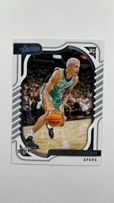 Jeremy Sochan 2022-23 Panini Chronicles Absolute 107 Rookie RC San Antonio Spurs - Image 1 of 2