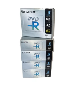 25 DVDs in Jewel Cases - Fujifilm DVD-R Blank DVDs - 4.7GB - Upto 16x Speed - - Picture 1 of 2