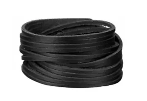 Pulsera de cuero ambiental negra | Aspecto multicapa | Pulsera envolvente - Imagen 1 de 6