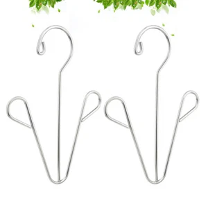 2pcs Household Stainless Steel Shoes Drying Rack Hanger Hook Hanging Shelf - Picture 1 of 12