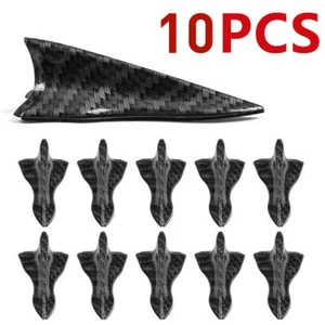 10Pcs Shark Fin Diffuser Vortex Generator Car Wing Roof Spoiler Bumper Universal - Picture 1 of 5