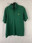 The Masters Collection Men's Green Polo Short Sleeve Golf Shirt Medium