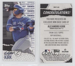 2021 Topps Rip Mini /50 Alejandro Kirk #MRIP-AKI Rookie RC