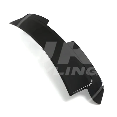 ALERÓN ALERÓN TECHO TRASERO NEGRO BRILLANTE LABIO ABS PARA SEAT IBIZA MK4 6J 2008-2017