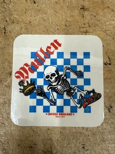 2012 BONES BRIGADE POWELL PERALTA RODNEY MULLEN skateboard STICKER skeleton - Picture 1 of 4