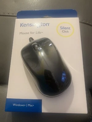 Kensington Wired USB Mouse for Life, Left/Right, Black (K72110US) - Image 1 of 4