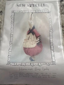 Sew Special Bag Lady Sewing Pattern CAT Plastic Bag Dispenser Uncut by Judiann - Picture 1 of 2