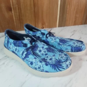 Ariat® Men's Hilo Lace Hula Blue Slip On Shoes 10053669S1 10D Sale Sample New - Picture 1 of 9
