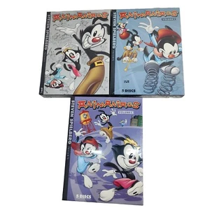 Steven Spielberg Presents Animaniacs DVD Sets Volumes 1 - 3 ALL NEW 90s Cartoon - Picture 1 of 10