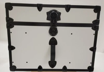 犀牛床边立方体带优质黑色装饰和硬件 18x18x23.5 美国制造 — 第 1/4 张图片