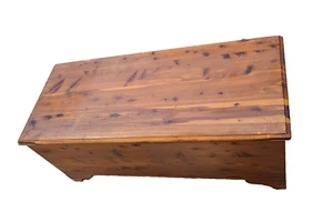 Antique Vintage Solid Red Cedar Chest by West Branch Novelty Co - Picture 1 of 10
