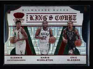 Antetokounmpo/Middleton + 2019/20 Crown Royale #15 King's Court #10/49 AZ7007 - Imagen 1 de 1