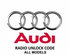 Audi A3 A4 TT SYMPHONY RNS-E Radio Code Unlock PIN FOR ALL AUDI Radio Models
