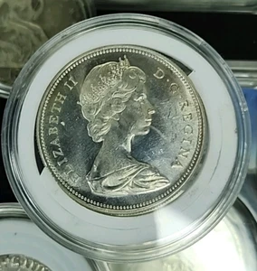 1967 Canada Silver Dollar Flying Goose BU / Prooflike .800 Fine - Picture 1 of 6