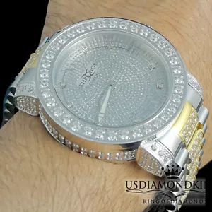 Joe Rodeo Khronos Genuine Real Diamond Tarnish Free 2 Tone Stainless Steel Watch - Picture 1 of 10