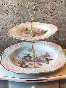 Schumann Arzberg Germany Two Tier Plates Dessert Brunch - Picture 1 of 10