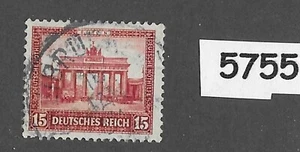 #5755 Used stamp Scott #B35 / 1930 Brandenburg gate Germany Weimar or republic - Picture 1 of 1