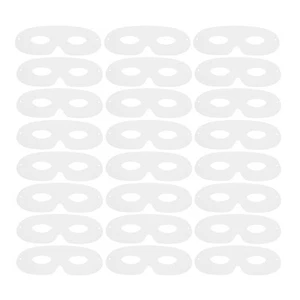40 Pcs Hand Painted Mask Child Cosplay White Masks Blank For Party - Afbeelding 1 van 12
