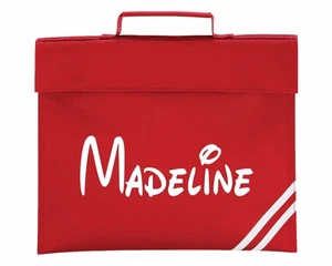 Borsa libro personalizzata back to school nome personalizzato bambino bambini ragazzo ragazza musica PE - Foto 1 di 9