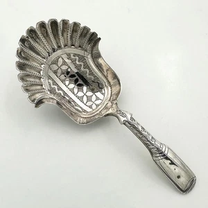 GEORGE III CADDY SPOON STERLING SILVER BIRMINGHAM 1795 I T - Picture 1 of 8