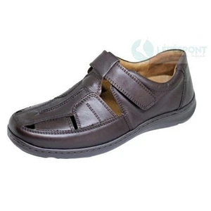 Sandalias Waldlaufer Herwig 478303 para hombre - cuero marrón, ajuste ancho, estilo pescador - Imagen 1 de 7
