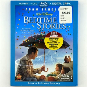 Bedtime Stories (Blu-ray + DVD + Digital) Adam Sandler Disney Slipcover, NEW - Picture 1 of 6
