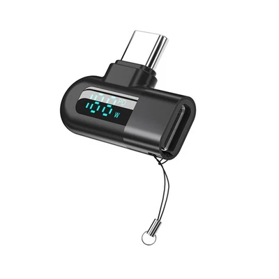  6A Digital Display Type C to Type C OTG Adapter for 120W Fast Charging - 4309 - Image 1 of 4