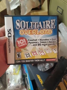 NINTENDO DS * SOLITAIRE OVERLOAD * 101 VIDEOSPIELE MIT HÜLLE * BEWERTET - E - Bild 1 von 13