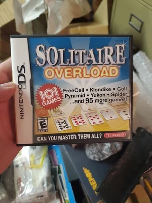 NINTENDO DS * SOLITAIRE OVERLOAD * 101 VIDEOSPIELE MIT HÜLLE * BEWERTET - E - Bild 1 von 4