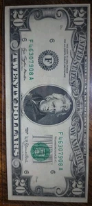 $20 Federal Reserve Note 1977 Series Crisp Uncirculated Atlanta District - Picture 1 of 2