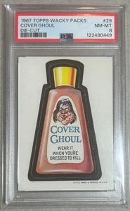 1967 Topps Wacky Packages Die-Cut # 29 Cover Ghoul PSA 8 Recently Graded - Picture 1 of 2