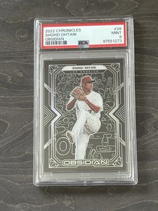 2022 Panini Chronicles Obsidian 28 Shohei Ohtani PSA 9 MINT Los Angeles Dodgers - Bild 1 von 2
