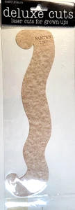 Santa's Naughty Nice List Scroll Christmas Laser Cut - Picture 1 of 2