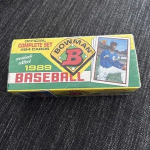 1989 Bowman MLB Baseball Complete Set Comeback Edition 1 Box Factory Sealed - Picture 1 of 6