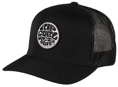 Rip Curl Wetsuit Icon Trucker Hat - Black - New - Image 1 of 2