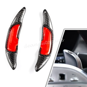 Carbon Fiber Steering Wheel Gear Shift Paddle Extension For Mercedes AMG Black - Picture 1 of 9