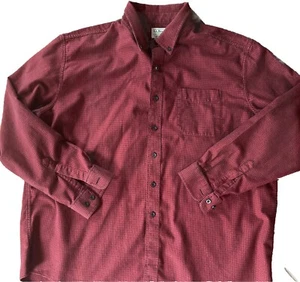 L.L. Bean Wicked Good Flannel Mini Houndstooth Traditional Fit Herren 2XL Hemd - Bild 1 von 12
