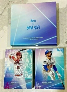 Complete 100-Card Topps x Steve Aoki Trading Card Base Set 2020 Baseball WAVE1-4 - Picture 1 of 6