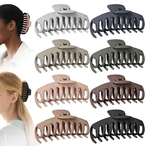 Pinzas de garra para el cabello para mujer - Pinzas grandes para cabello fino grueso garra grande neutra - Imagen 1 de 4
