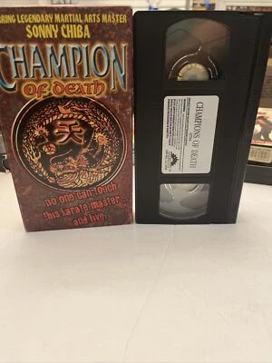 Champions Of Death Limited Edition VHS Kung Fu Sonny Chiba KARATE MASTER OOP HTF - Image 1 of 4