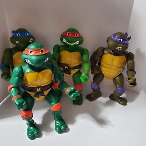 Teenage Mutant Ninja Turtles giant 13” Figures Set of 4 - 1989