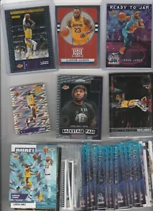 LEBRON JAMES KING LOT (75) DIFFERENT INSERTS PARALLELS STICKERS PROMOS MORE! - Picture 1 of 10