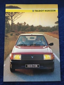 TALBOT Horizon Prospectus 1985 Danish - Picture 1 of 5