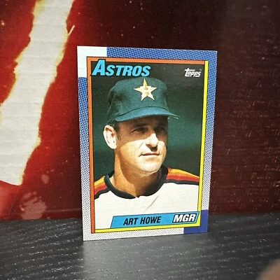 1990 Topps ART HOWE #579 Manager of Houston Astros - Image 1 of 2