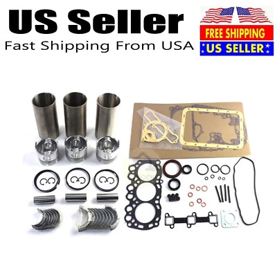 Overhaul Rebuild Repair Kit Repair Parts for Mitsubishi L3E-61SDH L3E Engine New - Image 1 of 3