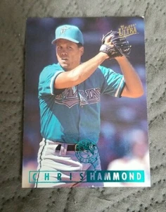 1995 Ultra Baseball Card #162 Chris Hammond - Florida Marlins  - Picture 1 of 2