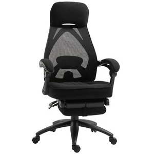 Mesh Office Chair with Footrest, Adjustable High-Back and Headrest, - Picture 1 of 9