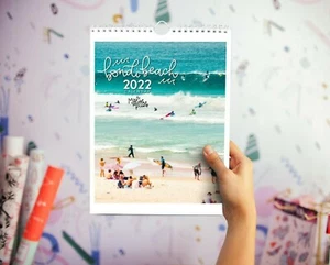 Bondi Beach 2022 A4 wall calendar art calendar designer Sydney travel gift - Picture 1 of 3